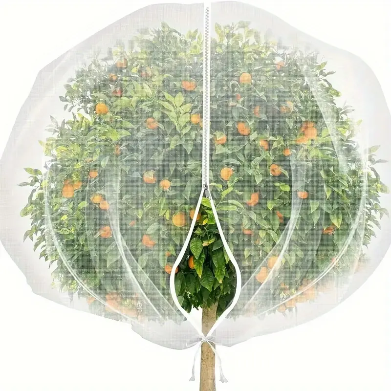 Fruit net bag, suitable for fruit trees, Fruit Tree Netting, bird net to protect apple trees and blueberry bushes from birds, pests, and deer, cicada net cover witper and drawstring