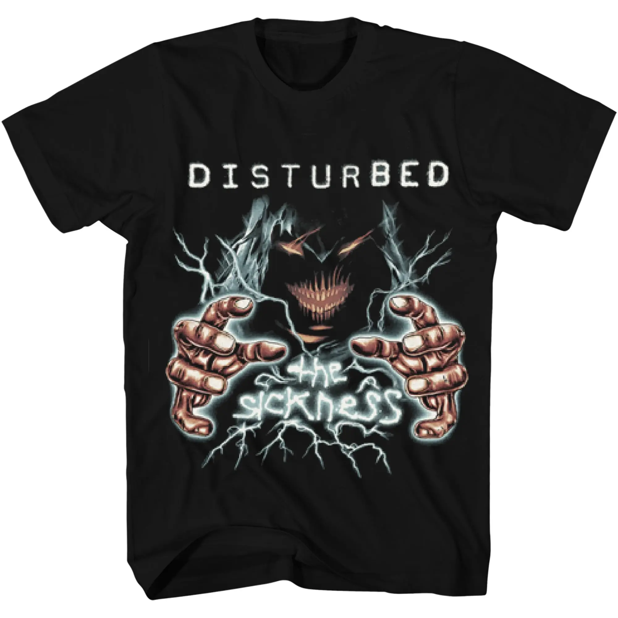 Disturbed Shirt Down With The Sickness Vintage Heavy Metal Graphic Tee Cotton HY4226