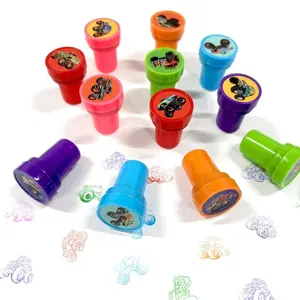 12/24 Pcs,Truck Theme Party Stamps Set, Creative Craft Kit, Birthday Gifts for Kids, Classroom Rewards, Carnival Prizes, Party Favor Bags