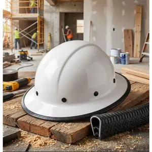 Fully enclosed helmet guard strip – 36.6-inch reinforced safety helmet protection | Helmet accessories (1-pack, helmet not included)