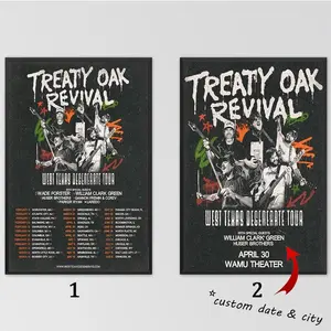 Custom Poster - Treaty Oak Revival 2026 Poster No Frame / Album Cover Poster / Music Gift