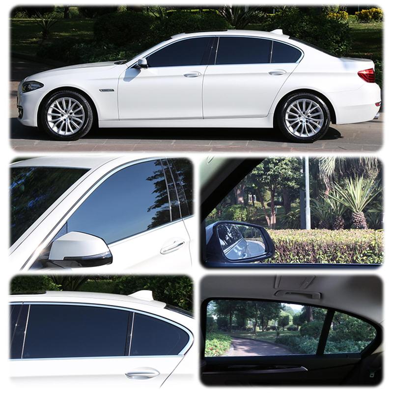 1%/5%/15%/25%/35%/50% VLT Uncut Window Roll Tint Film 20" x 10ft Car Commercial Home Office Glass, Car Sunroof Window Film