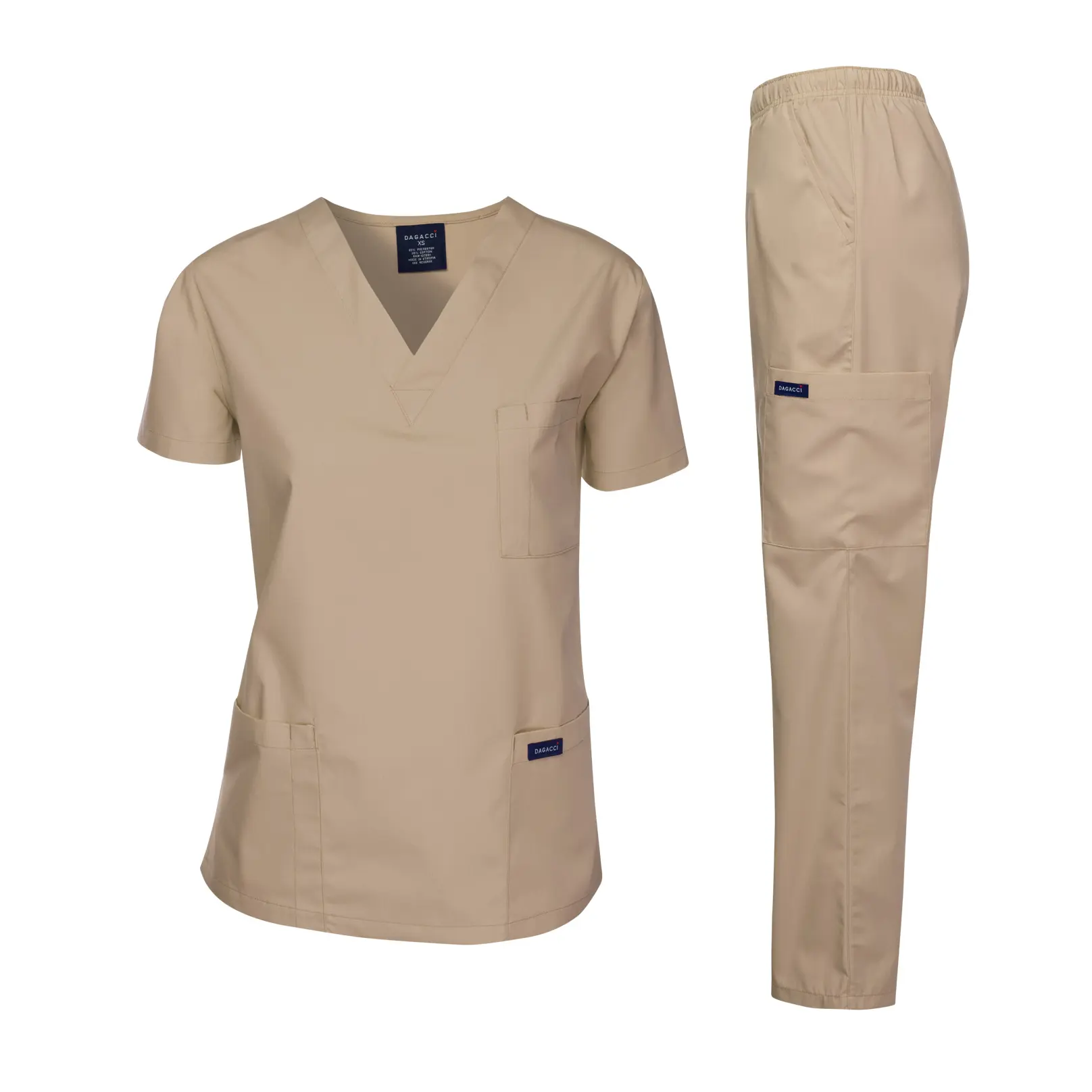 UNISEX MEDICAL UNIFORM SET (KHAKI)