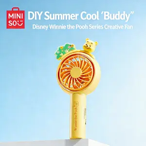 Disney Winnie The Pooh Series USB Fan Small But Powerful, Personal Portable Quiet Adjustable Mini Table Desktop fan for Cooling Home Office Car Summer Travel Gifts