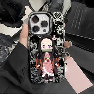 Cool Anime-Themed Phone Case for Kamado Nezuko, Compatible with for iphone Models 16, 15, 14, 13, 12, 11 Pro Max, X, XR, XS Max, 8, And 7 Plus, Featuring a Matte Finish for Drop Protection.