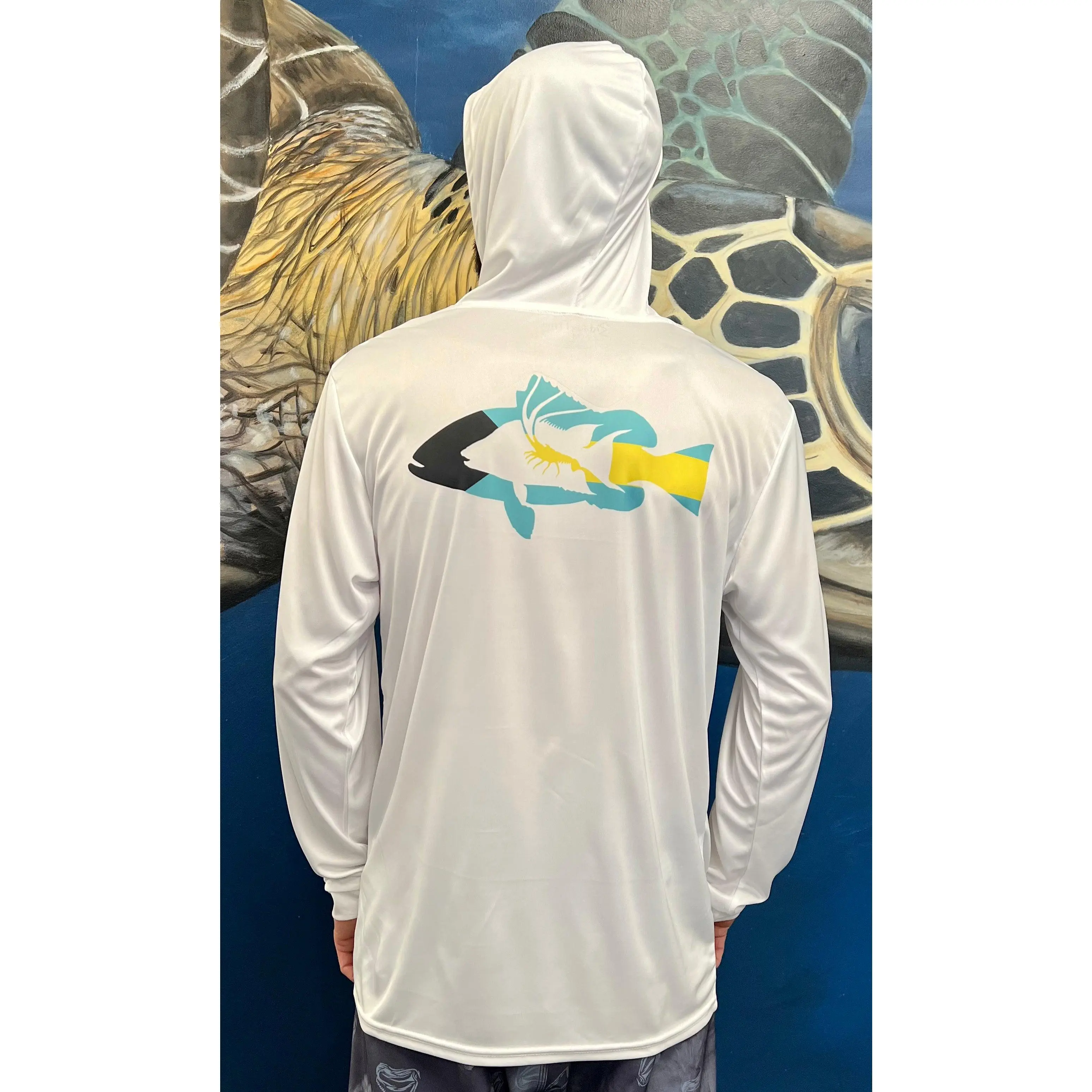White Tortuga with Bahama Diver Design