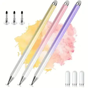 Universal Magnetic Pen for Touch Screens, 2-in-1 High Sensitivity Stylus Pen Precision Compatible with iPhone, iPad, Smartphone Tech Accessories