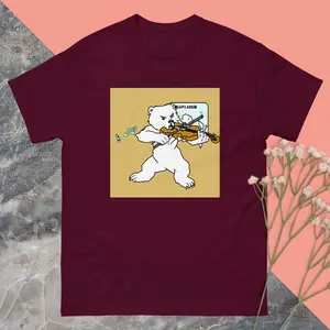 Polar Bear Violin Men's classic tee