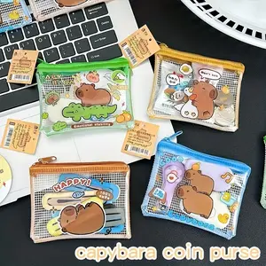 Cute Kawaii Zipper Bags Set, Compact Portable Organizers for Small Items, Perfect Gift Idea, Comfortable Storage Solution