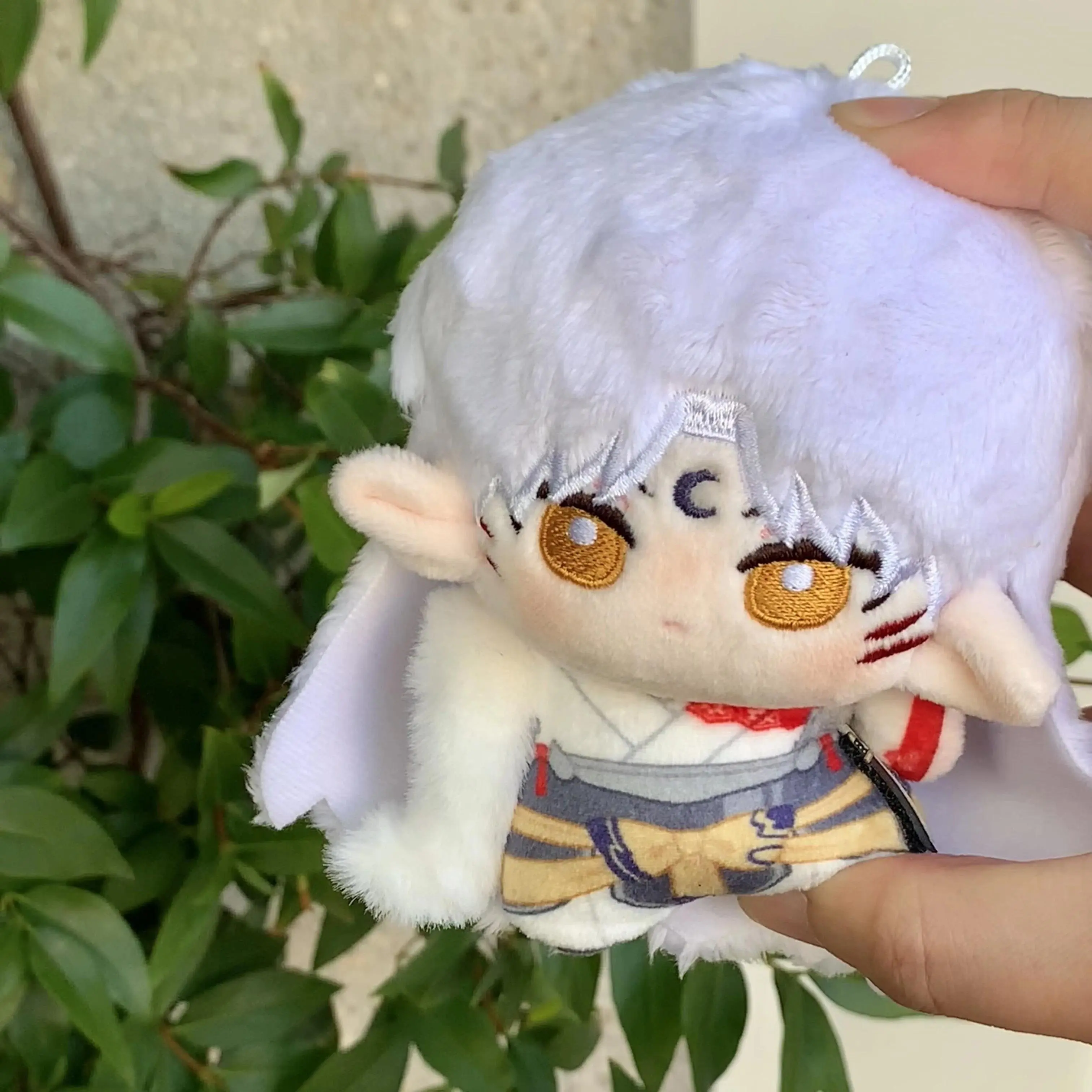 Inuyasha Kikyo Higurashi Kagome Sesshoumaru 10CM Anime Cosplay Cute Plush Pendant Keychain Plushie Bag Ornament Christmas Gifts