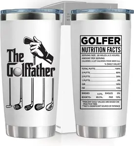 Golf Birthday Gifts For Men, Women Husband, Grandpa, Uncle - Golf Cups Ideas On Father Day - 20 Oz Stainless Steel Tumbler - Funny Golfer Gift For Coworkers, Friend, Mom, Wife 20 OZ Stainless Steel Tumbler