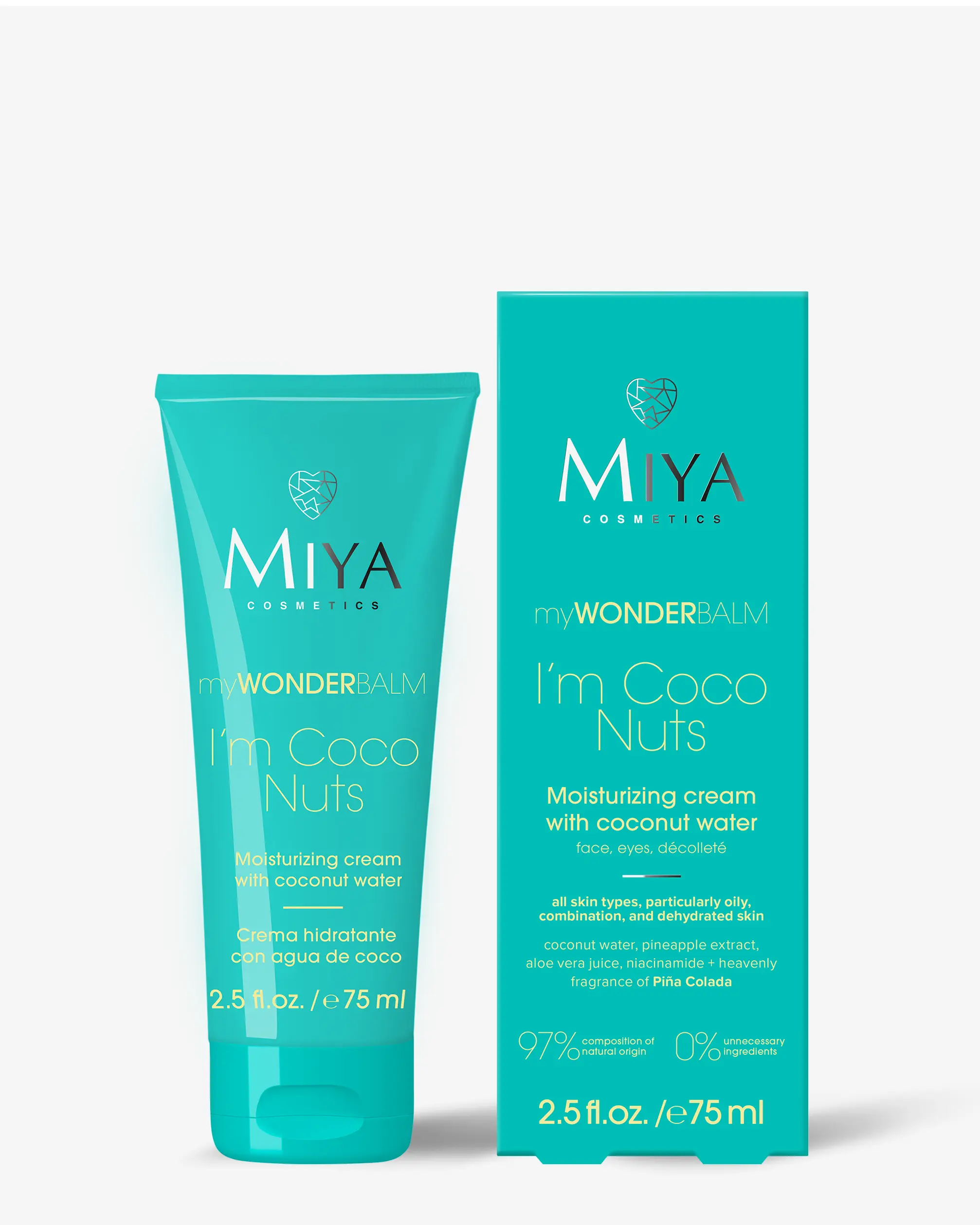 myWONDERBALM I'm coco nuts moisturizing cream with coconut water