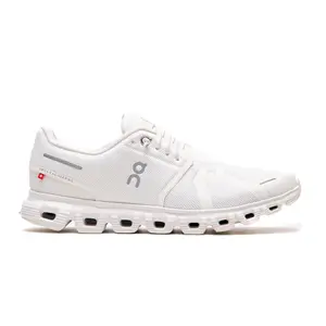 On Running Cloud 6 All White 3MF10071200 Men's Fashion Sneaker New