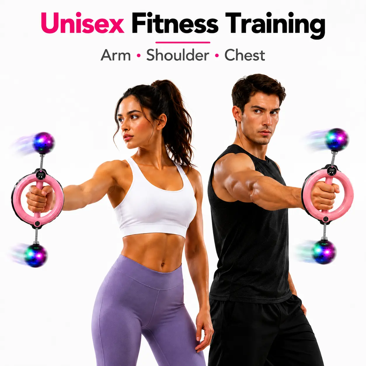 2026 Upgraded Hand Crank Trainer 360° Rotating Wrist & Forearm Trainer for Men and Women, Grip Strengthener Chest and Arm Trainer, Upper Body Strength Tool for Arms, Shoulders & Chest, Portable Home Gym Fitness Equipment Summervibes