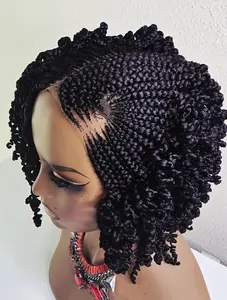 Black Side Part Synthetic Wig with 360 Full Lace for Elegant Ladies Pre-Styled for Effortless Beauty