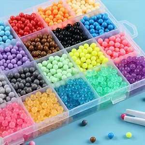 Magic Beads Handmade DIY Set, Magical Water Sticky Beads Puzzle, Adhesive Mist Magic Beads Painting Kit, Perfect Gift Choice