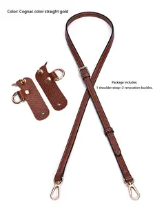 Light and exquisite versatile adjustable bag set, including modified buckle bag configuration, suitable for bags with damaged or mismatched styles, can transform handbags into single shoulder crossbody bags, Pu Leather Strap