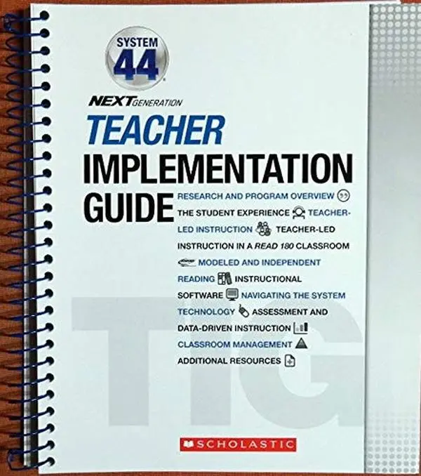 USED-System 44 NEXT Generation Teacher Implementation Guide by Scholastic (Unknown)