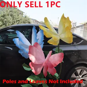 3D Butterfly Design Hanging Decoration, Colorful Decorative Flower for Photography & Celebration, Elegant Design for Home & Party Decoration, Ornaments, Decorative Flowers Ornaments, Butterfly Props