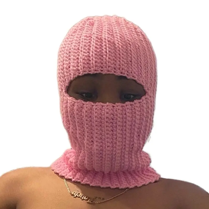 Crochet Balaclava Ski Mask - Authentic Ski Mask with Comfortable Fit, Versatile Design, Ideal for Skiing and Snowboarding
