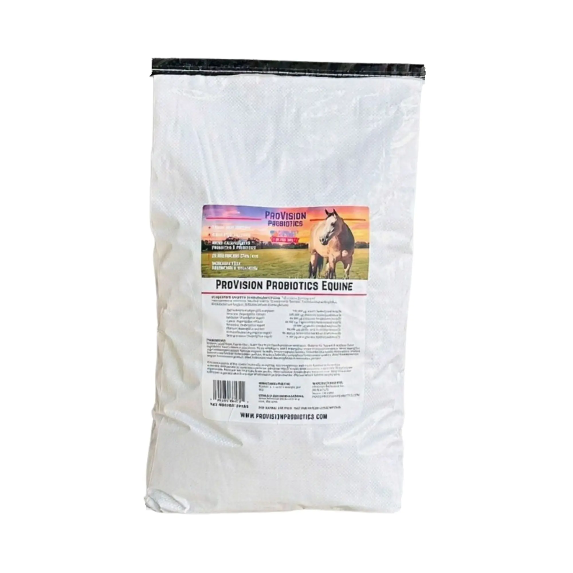 ProVision Probiotics Equine Digestive Aid — Probiotics for Horses - 25lb Bag (400 Servings @ 40¢/Serv) - Probiotics, Prebiotics, and Digestive Enzymes for Gut Health, Nutrient Absorption & Performance. Value Pk