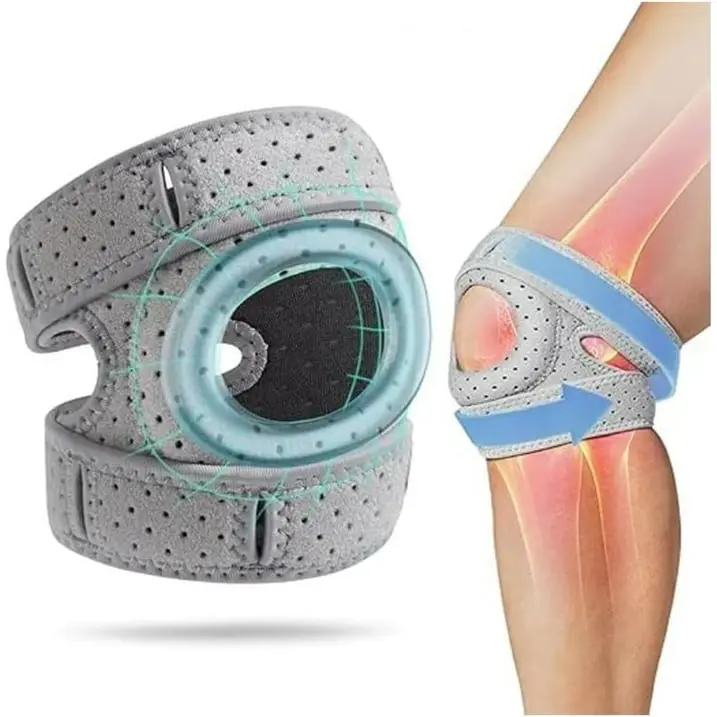 Wellnee Patellar Pad Realign Knee Joint While You Move, Adjustable Tendon Support Sleeve Braces for Meniscus, Osteoarthritis, Orthopedic, Knee Support for Athletes.