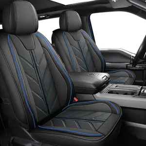 Pickup Seats Covers Compatible with Toyota Tacoma 2005-2023 Pro TRD Sport Trall Special Edition Faux Leather