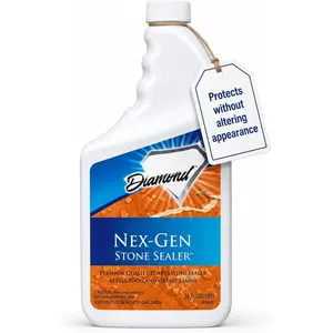 NEX-GEN  Stone Penetrating Sealer: Long-Lasting Protection Interior and Exterior ; Granite, Marble, Travertine, Limestone, Grout, Tile, Brick, Slate Floors