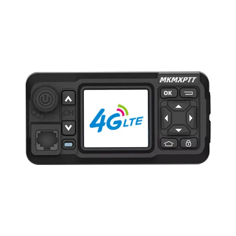 MKMXPTT wireless 4G Android mobile network car intercom with global coverage of 5000 kilometers, Zello PoC intercom with Wi Fi and Bluetooth, GPS, Walkie, Global Walkie Talkie