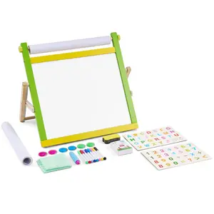VEVOR 3-in-1 Tabletop Kids Art Easel Double-Sided Magnetic Whiteboard Chalkboard Christmas gift VEVOR 3-in-1 Tabletop Kids Art Easel Double-Sided Magnetic Whiteboard Chalkboard Christmas gift