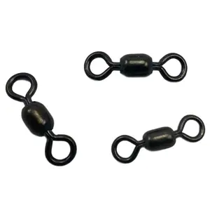 R&R Tackle Stainless Steel Barrel Swivels – 50lb, 100lb, 200lb, 400lb (12pk)
