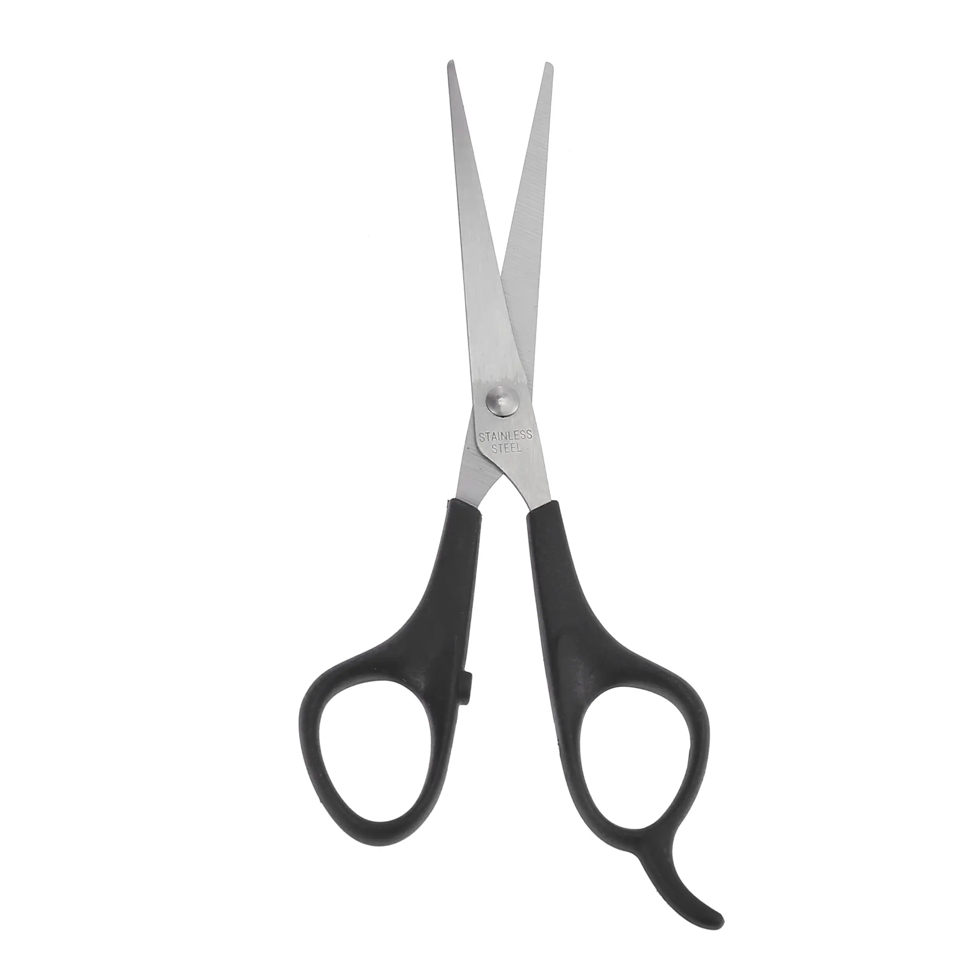 VOCOSTE Stainless Steel 6 Inch Straight Scissors for Long Short Thick Hard Soft Hair for Men and Women Silver Tone