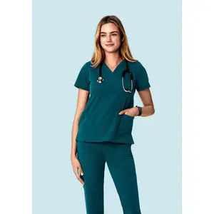 6 Pocket Top Caribbean Blue