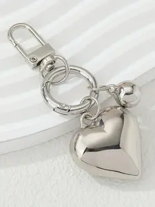 Heart Keychain Love Theme Key Ring, Casual Style, All Season Use, Perfect Gift for Valentine's Day, Versatile Accessories for Bags & Cars