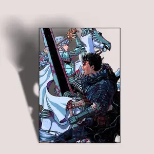 Berserk Guts & Griffith Sticker: Anime Car Decal, UV Protected Vinyl Stickers Funny Anime Gift For Friends