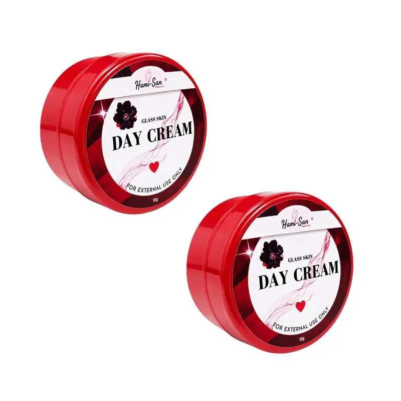 Hami-San Glass Skin Day Cream 10g – Lightweight Daily Moisturizing Face Cream for Smooth, Dewy & Radiant-Looking Skin