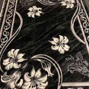 Turkish Rug 5x8 Ft Black  Indoor Bedroom and living room Rugs Brand New Dream Collection  Non-slip