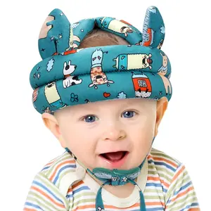 Baby Helmet Breathable Head Protector for Crawling Walking, Lightweight Infant Safety Head Guard Cap Cute Adjustable Toddler Protection Cap with Soft Cushion for 6-24 Months Boys Girls