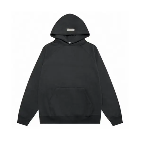 19-77-   63 Retro Style Vintage Charcoal Black Color Oversized Hoodie Women Men Unisex Heavyweight Streetwear Sweatshirts Long Sleeve Casual Tops French Terry, Vintage Fit