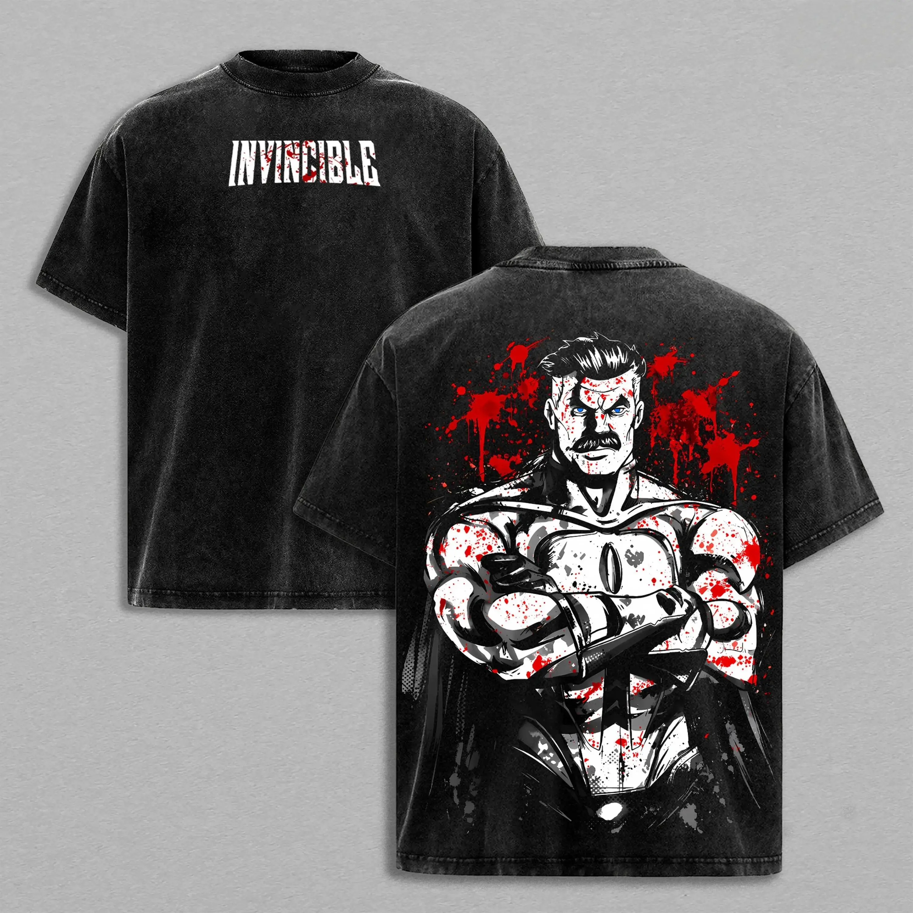Washed T-shirt-Black