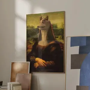 NOT The Mona Meesa Trendy Funny Wall Art Poster – Viral Meme Room Decor-2D
