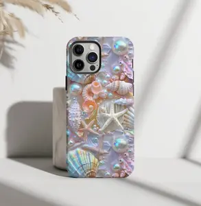 Seashell Mermaidcore Ocean Inspired Style Print, Dreamcore Phone Cases Phone Cover Hard Case Tough 2-piece Phone Case