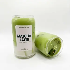 Matcha Latte Candle Drink