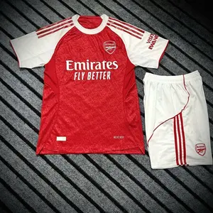 Arsenal Soccer Jersey 2025/26 Full Set, Football Fan Shirt, Home Away Style Short Sleeve Sports Top for Men Women K