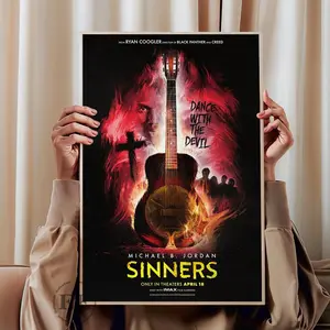 Sinners(2025) Classic movie posters | High-quality canvas printing | Decorate your space | Ideal for holiday gifts