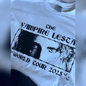 the vampire lestat tour 2025 - Interview with the Vampire - Menswear T-Shirt Top Streetwear Casual Short Sleeve Round Neck Pure Cotton All-Wear Tee