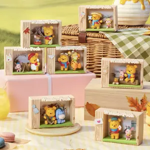 Disney Winnie the Pooh Autumn Adventure Series Landscape Blind Box Figurines – Fall Themed Collectibles, Charming Display Pieces for Fans & Collectors
