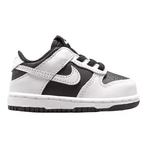 Nike Dunk Low TD 'Black Platinum Tint' Low-top toddler shoes – black and white – infants and toddlers