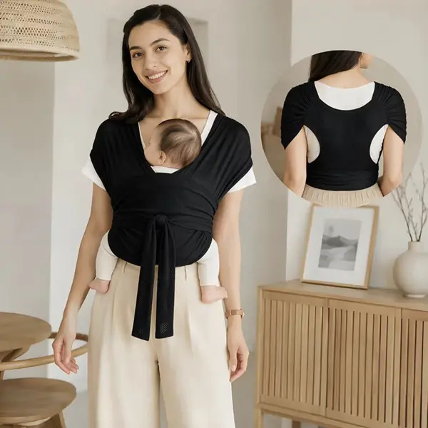 Ergonomic Baby Backpack Newborn Sling with Backpack Straps Outdoor Parenting X-shaped Support Comfortable Baby Carrier