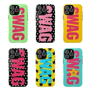 Combo Phone Case, Vibes Colorful, For iPhone 17 16 15 14 13 12 11 Pro Max